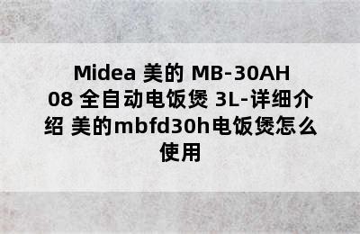 Midea 美的 MB-30AH08 全自动电饭煲 3L-详细介绍 美的mbfd30h电饭煲怎么使用